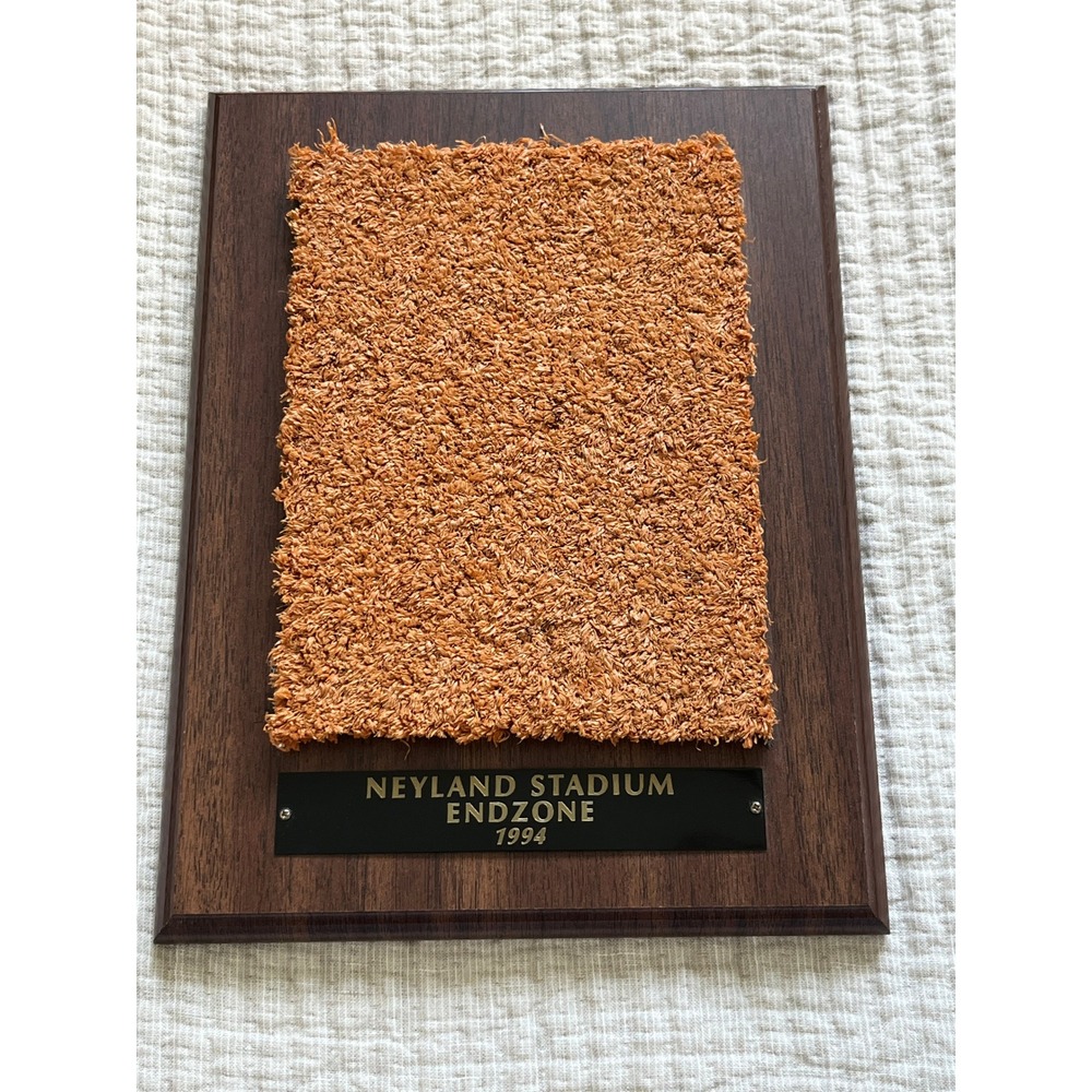 Authentic Tennessee Volunteers Neyland Stadium Endzone Turf Plaque 1968-1994